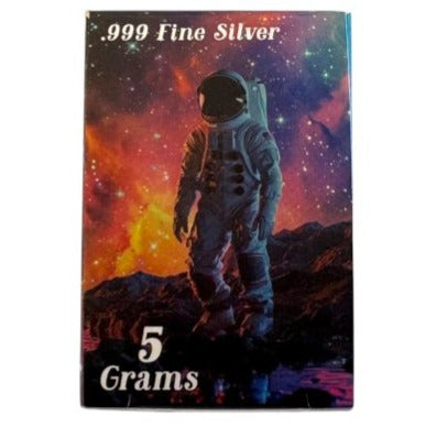 5 Gram Astronaut - .999 Fine Silver Bar