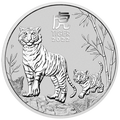 Australian - 2022 Lunar New Year Tiger - 1 ozt. .999 Fine Silver