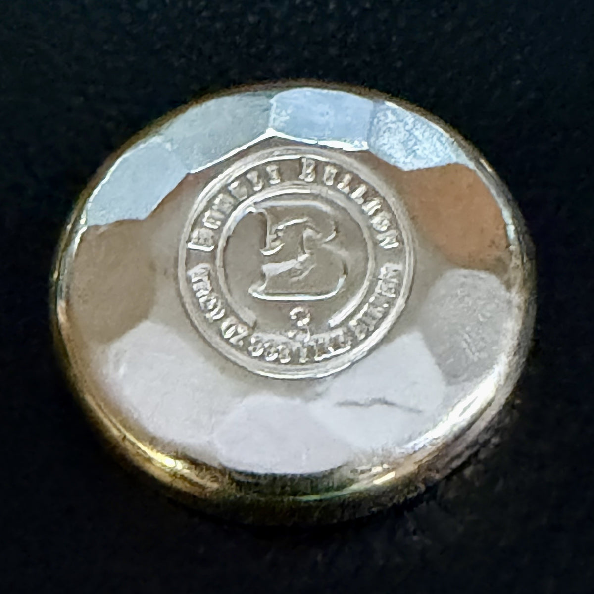 Bunker Bullion -  3 ozt Hammered Round - .999 Fine Silver