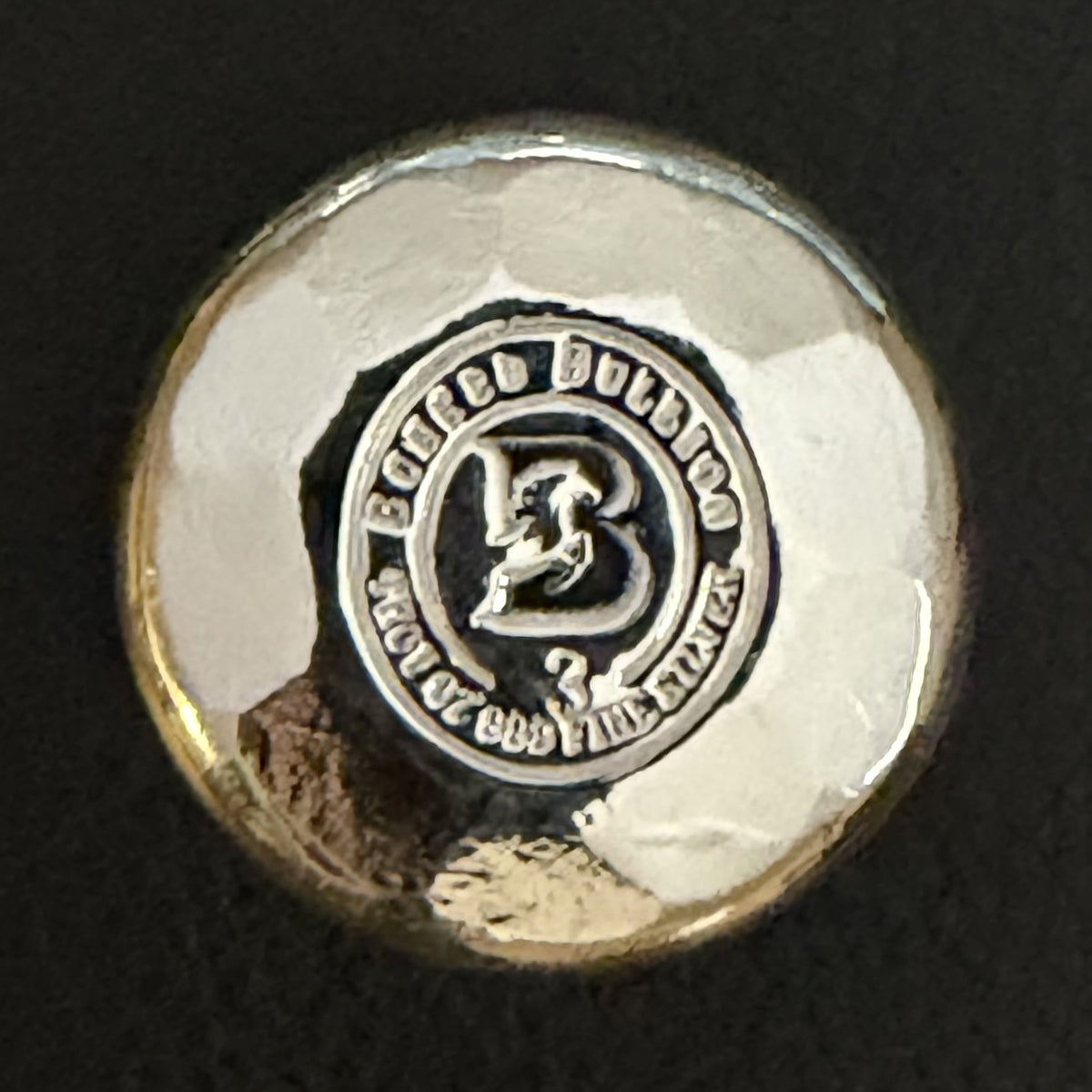 Bunker Bullion -  3 ozt Hammered Round - .999 Fine Silver