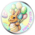 Easter Egglift Express - 1 Ozt .999 Fine Silver Colorized Round