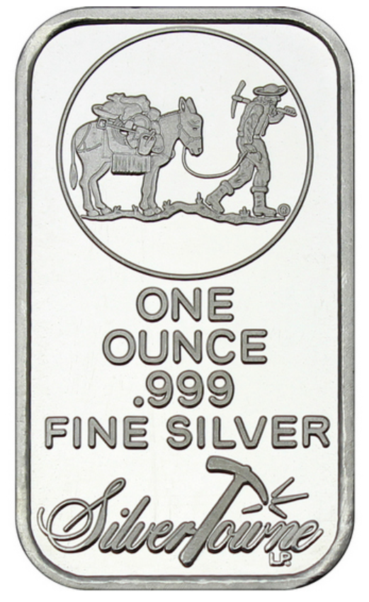 1oz SilverTowne - Prospector Bar