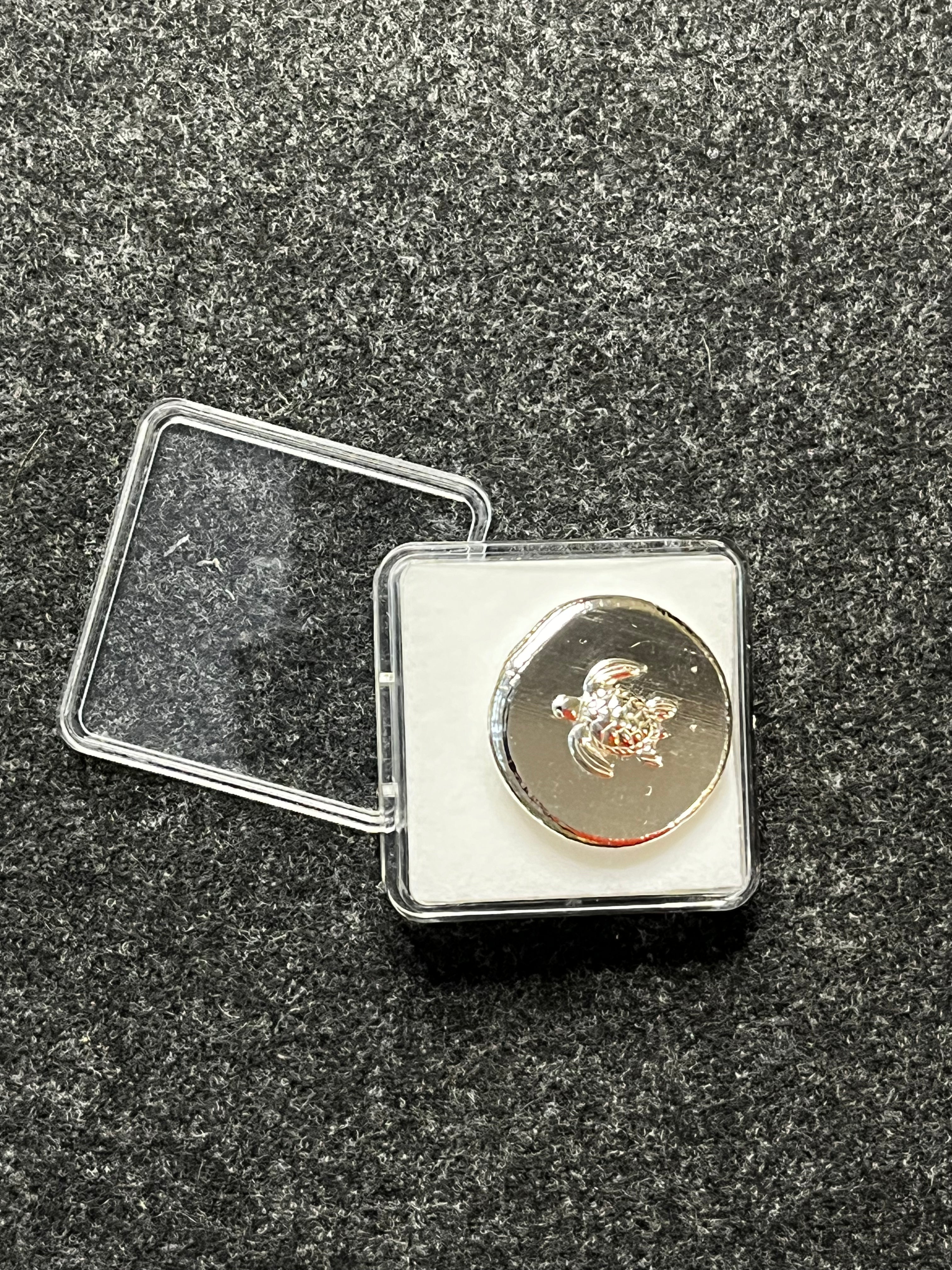 1oz Sea Turtle Pressed Round .999 Fine Silver 