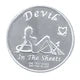 1ozt - Angel in the Streets / Devil in the Sheets - .999 Fine Silver Round