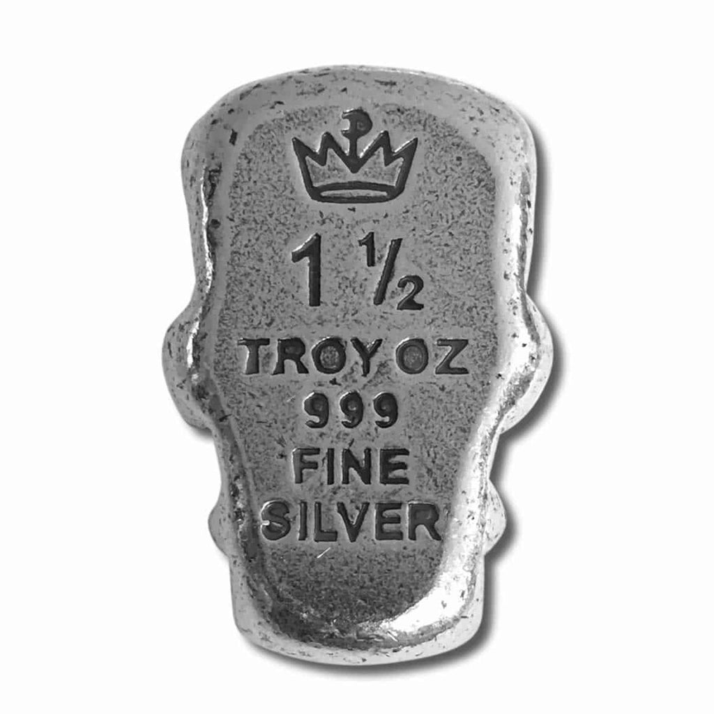 Monarch Mint - 1.5 oz .999 Fine Silver Frankenstein Head