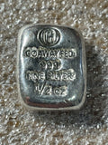 1/2 oz .999 Fine Poured Silver - "Go Away Fed" Bar