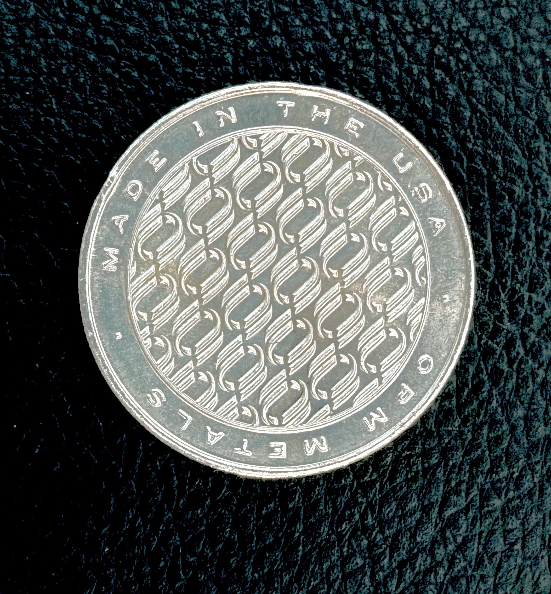 1 ozt - vintage - Ohio Precious Metals Logo - .999 fine silver round
