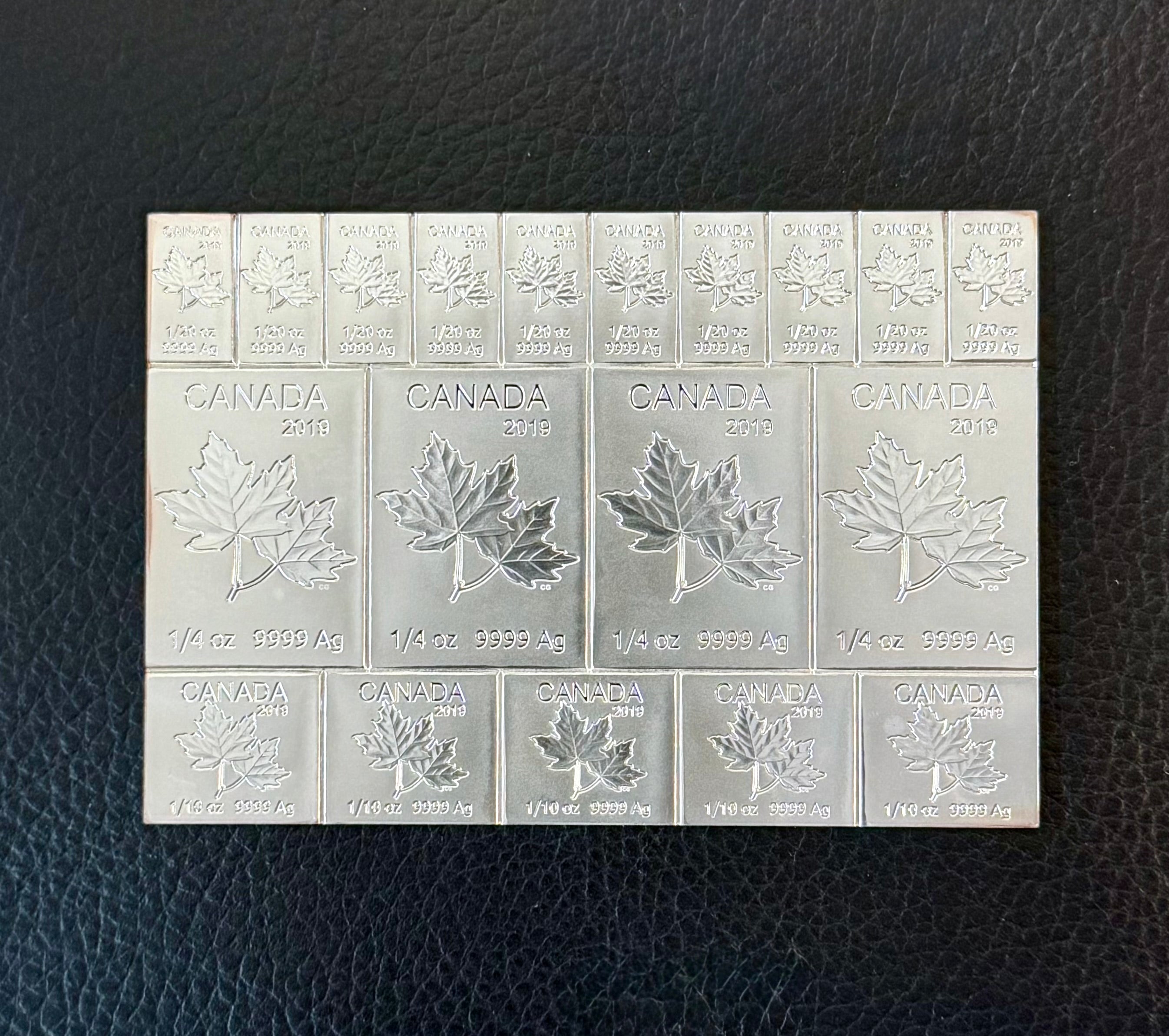 Canadian - 2019 Maple Flex Bar - 2 ozt. Fine Silver