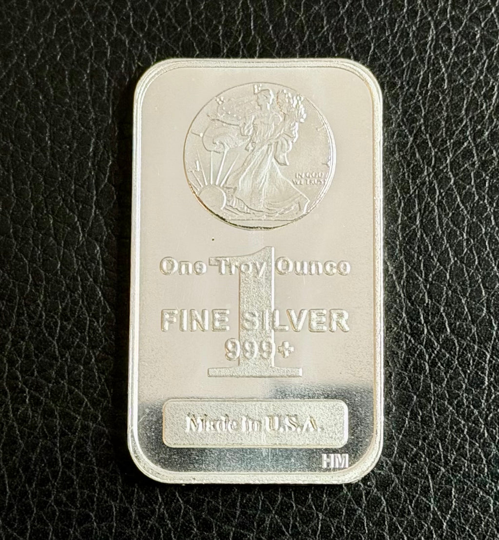 1 ozt - Walking Liberty Tribute - .999 Fine Silver Bar