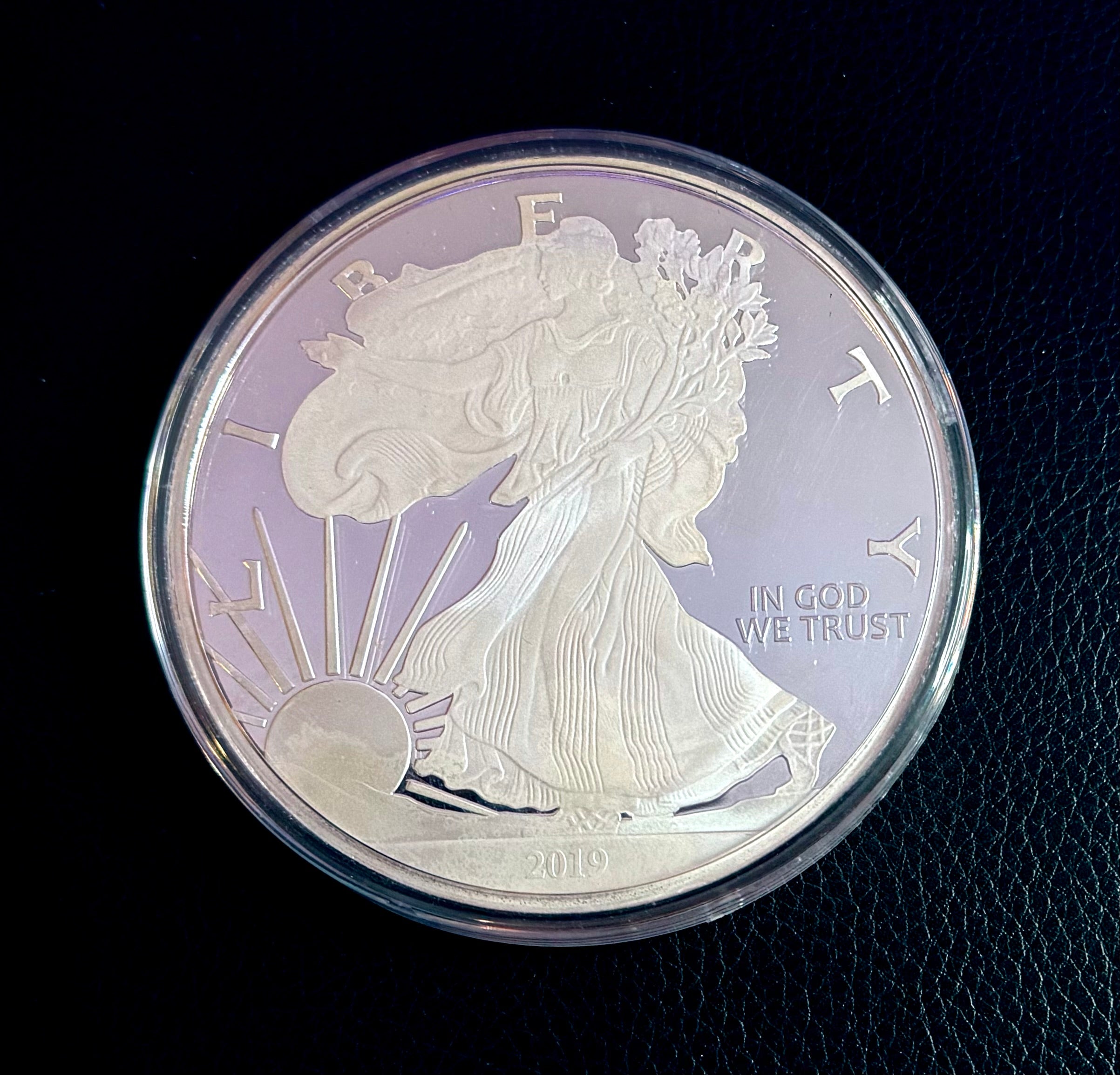 4 ozt - Silver Eagle Type 1 replica – .999 Fine Silver Round - Secondary Market