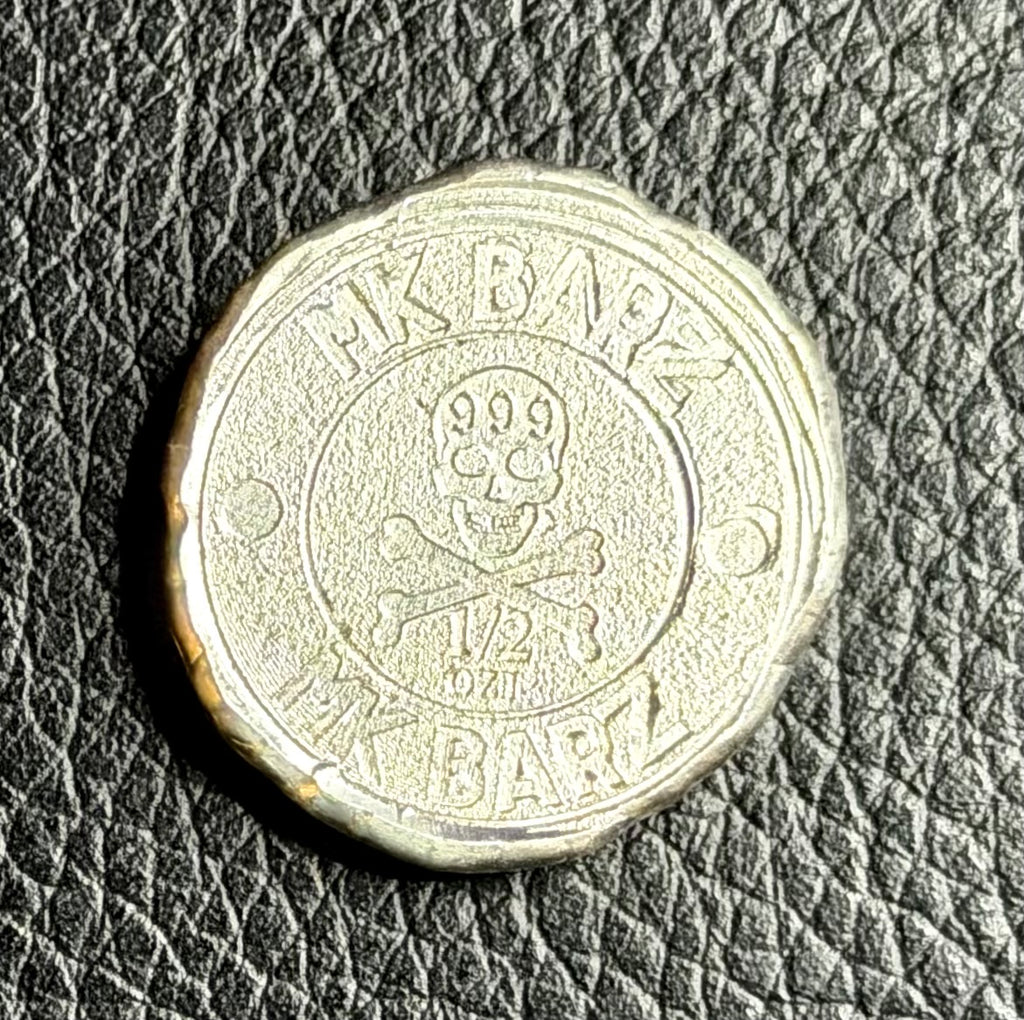 .5 Troy Ounce - MK BarZ 'Buzzin' Bee' - .999 fine sliver Stamped round
