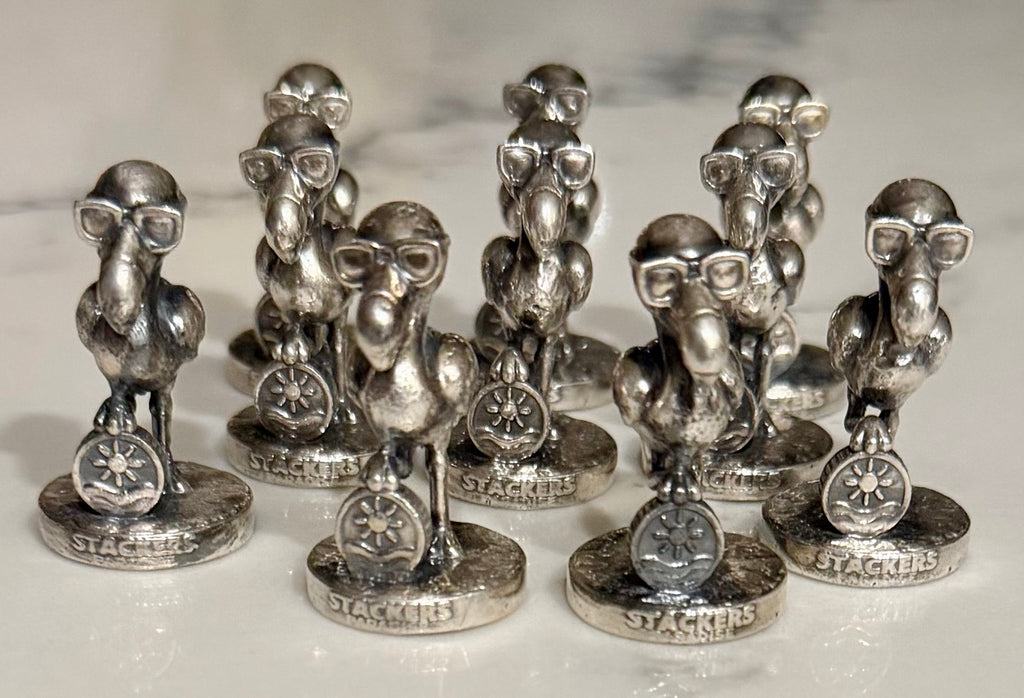 Flipp the Flamingo - Stackers Paradise original - 1ozt .999 Fine Silver Statue