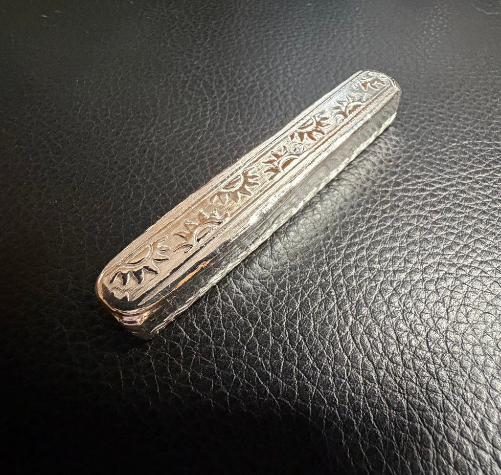 3 ozt Sunshine Wave Kit Kat Bar .999 Fine Silver