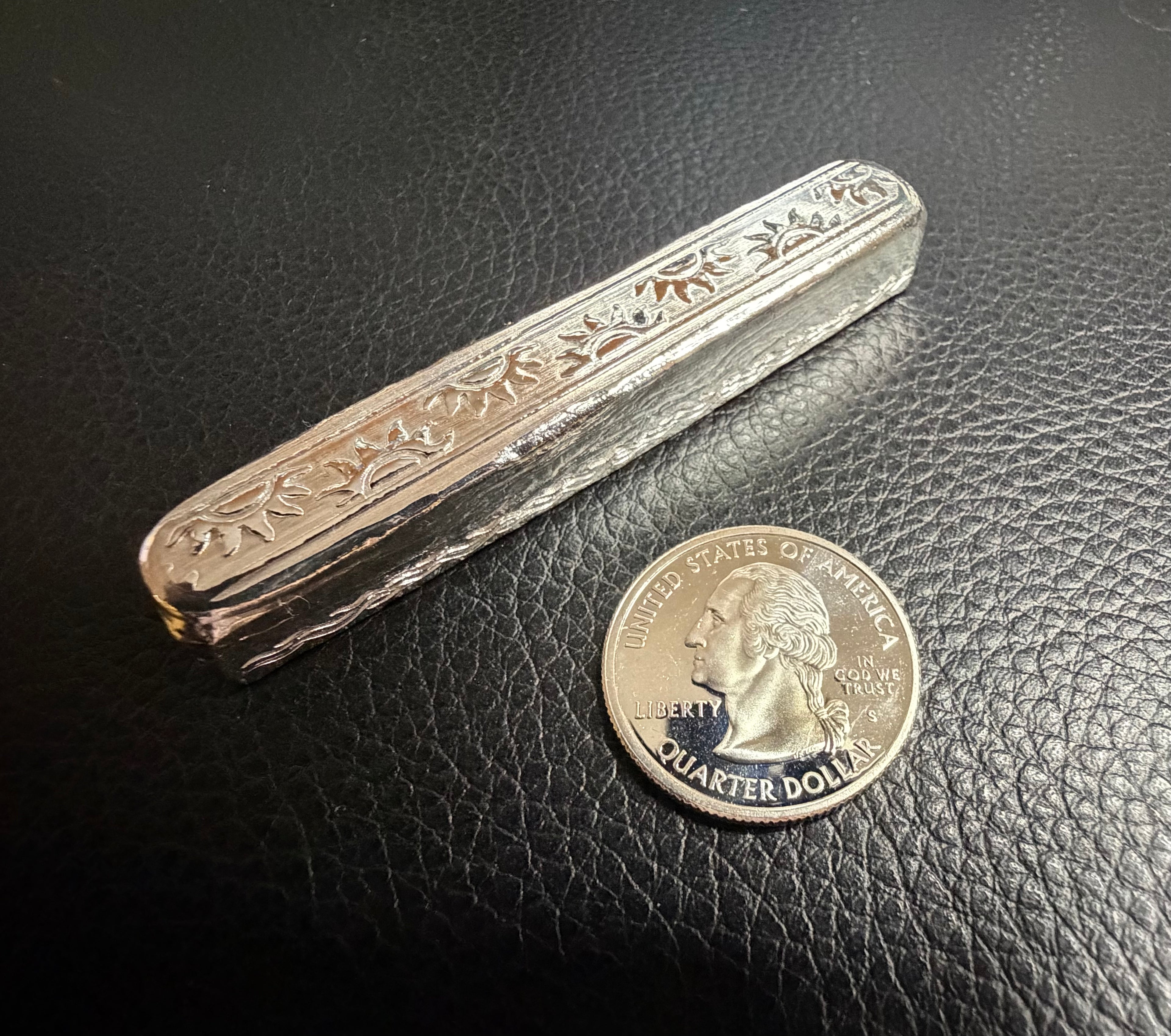 3 ozt Sunshine Wave Kit Kat Bar .999 Fine Silver