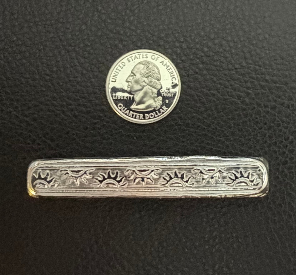 3 ozt Sunshine Wave Kit Kat Bar .999 Fine Silver