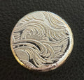 1.8 ozt Wave .999 Fine Silver round