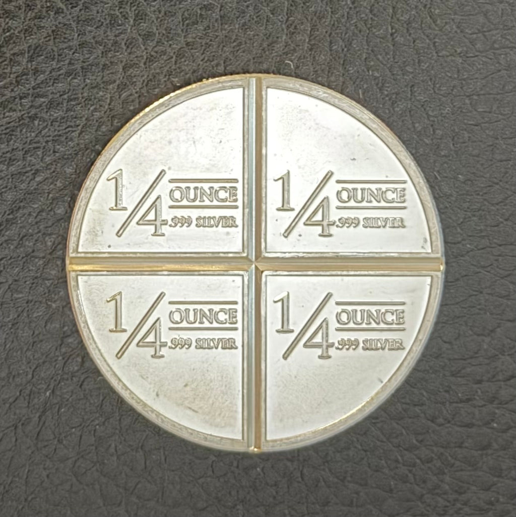 Vintage - NTM Stagecoach Divisible - 1 Ozt .999 Fine Silver Round