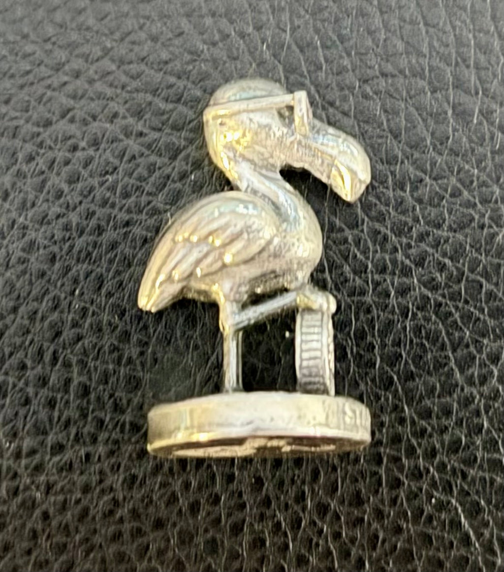 Flipp the Flamingo - Stackers Paradise original - 1ozt .999 Fine Silver Statue
