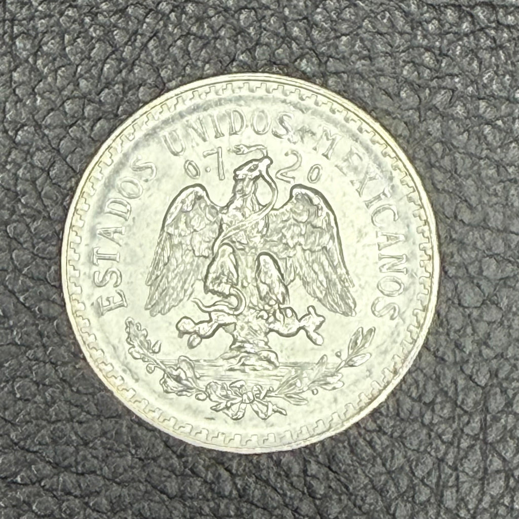 Mexico - Un Peso Silver Coin – Cap & Rays (Random Year)