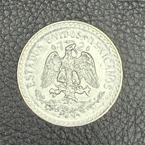 Mexico - Un Peso Silver Coin – Cap & Rays (Random Year)