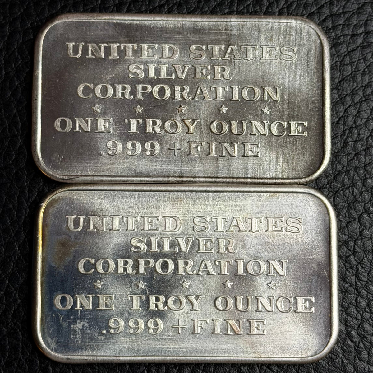 Vintage - US Silver Corp "Boston Tea Party" - 1 Ozt .999 Fine Silver Art Bar