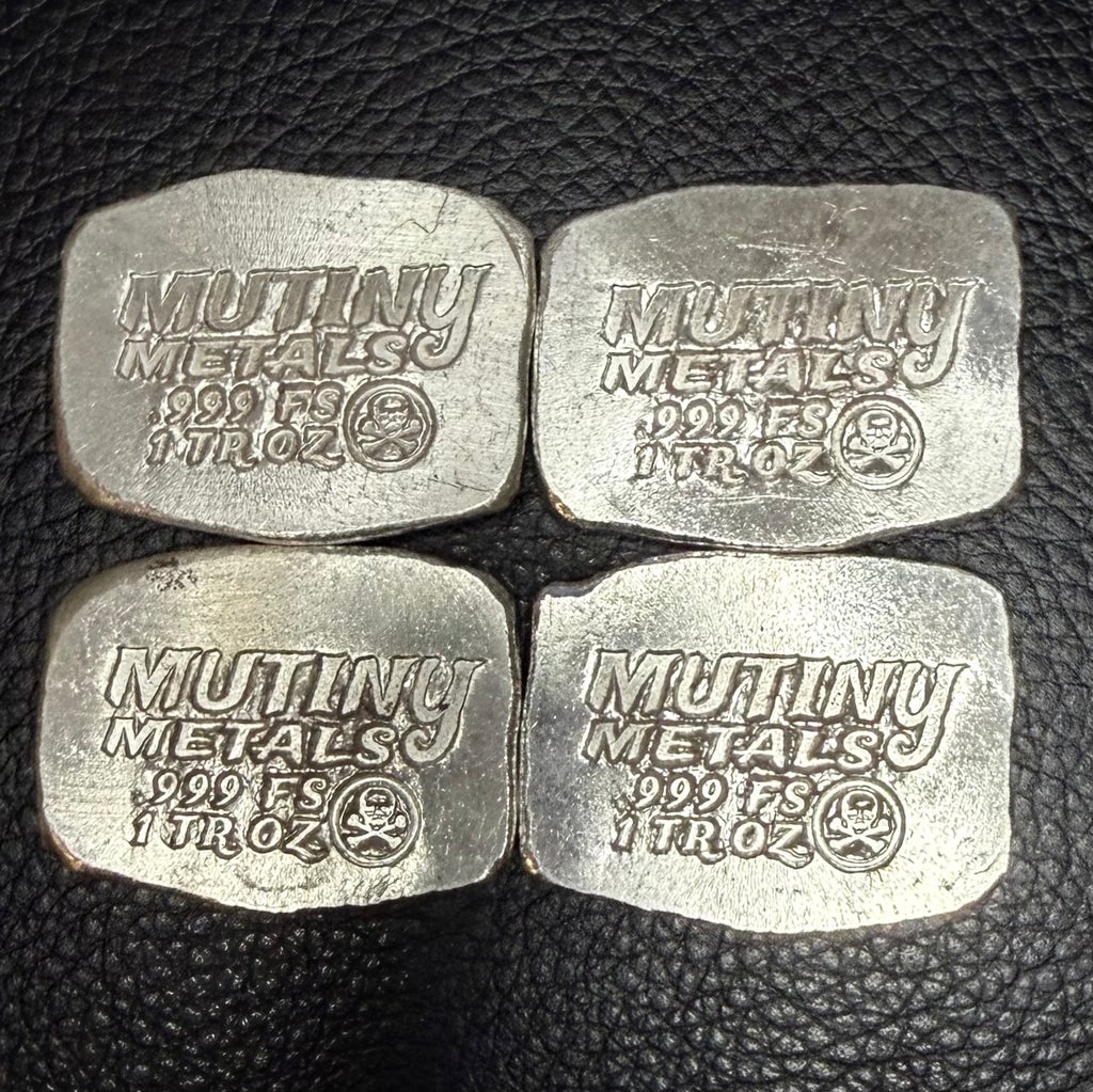 Flipp the Flamingo – 1 ozt Poured Silver Bar