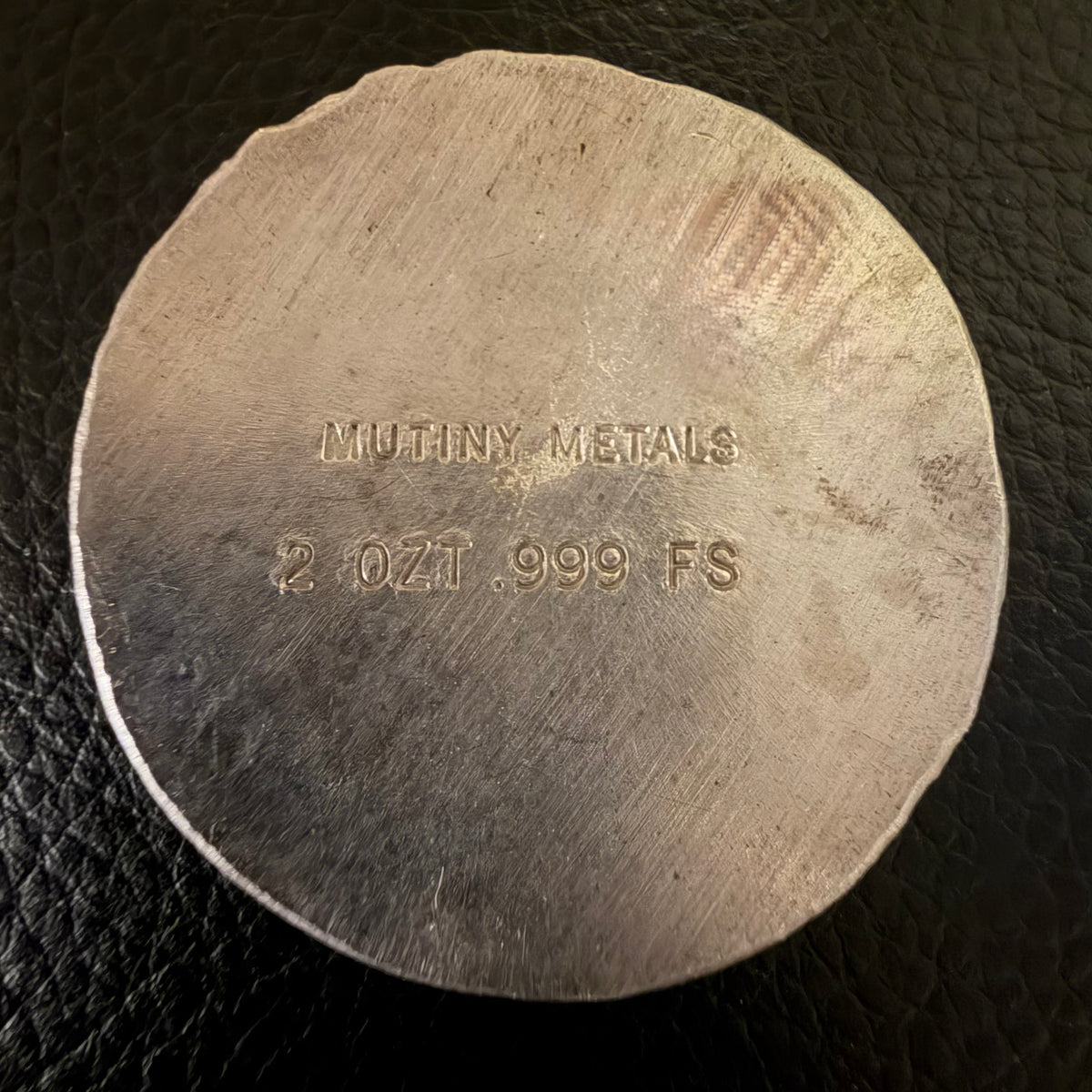 2oz "The Gambler" Hand Poured .999 Fine Silver Round