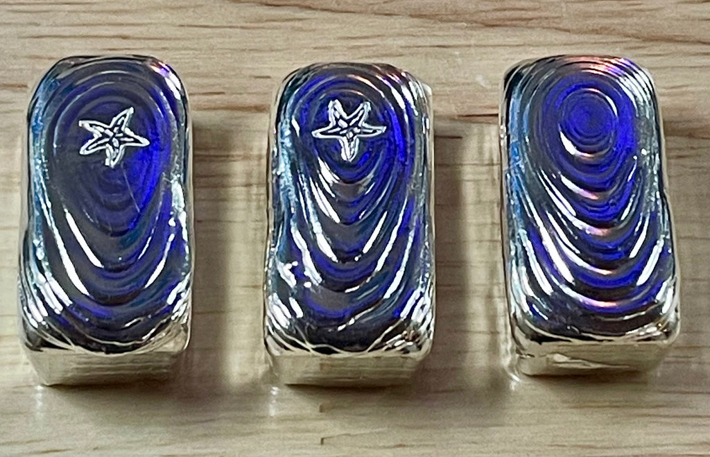 1.2oz Ripple Loaf Bar .999 Fine Silver