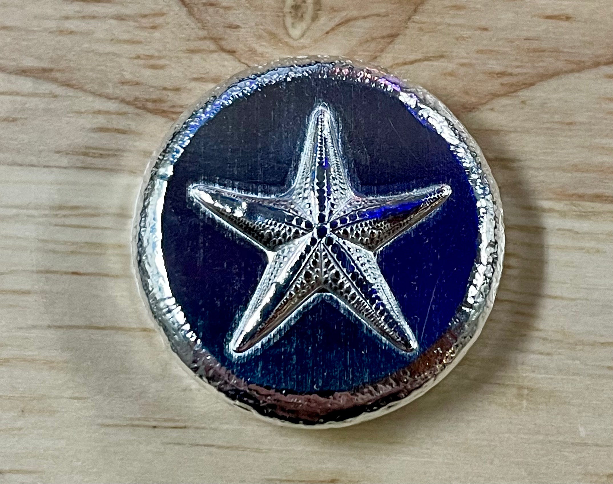 1 oz Starfish Pressed Round .999 Fine Silver 
