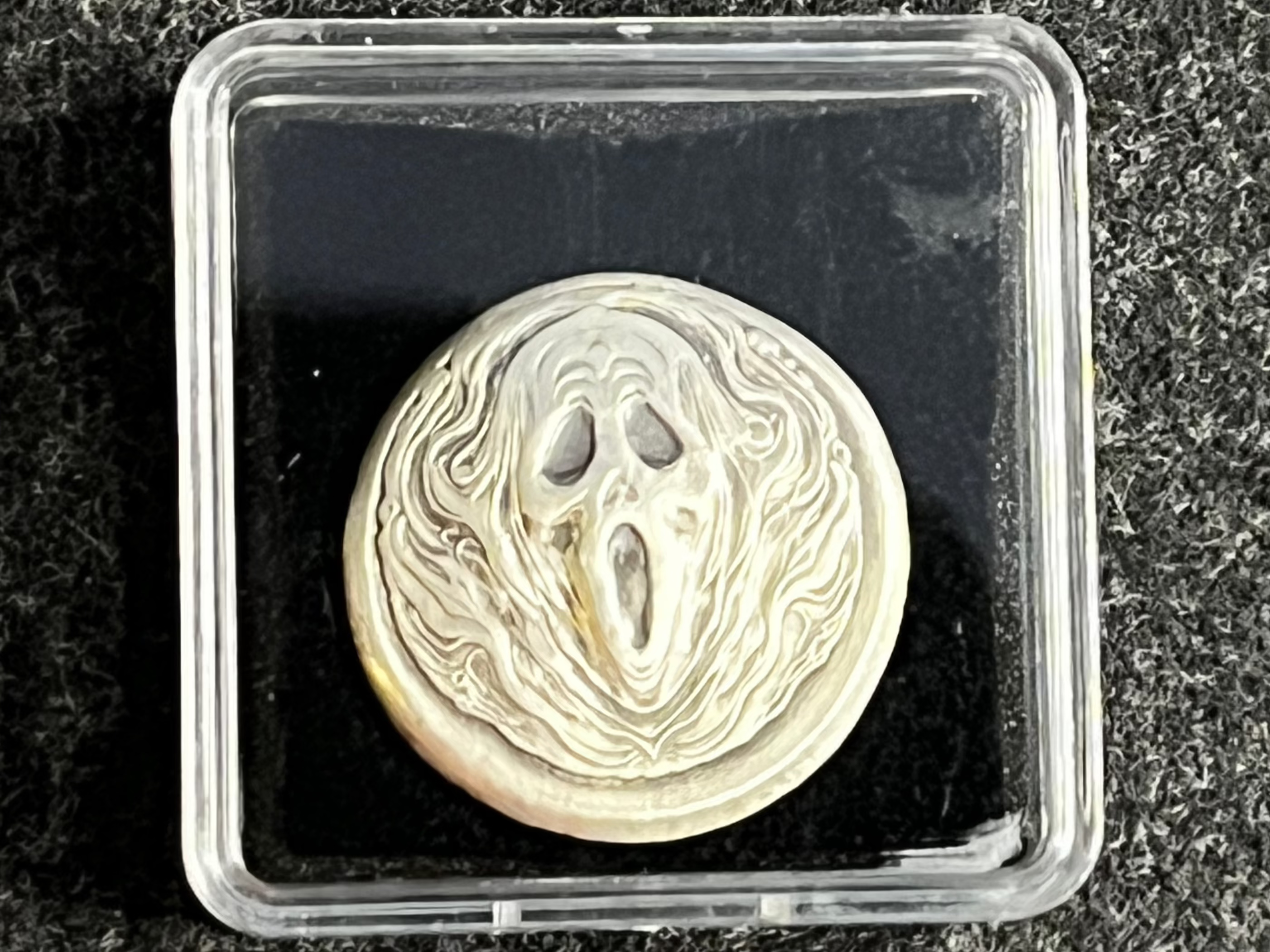 Ghostface Round - Weights Vary 1.1 - 1.2oz .999 Fine Silver