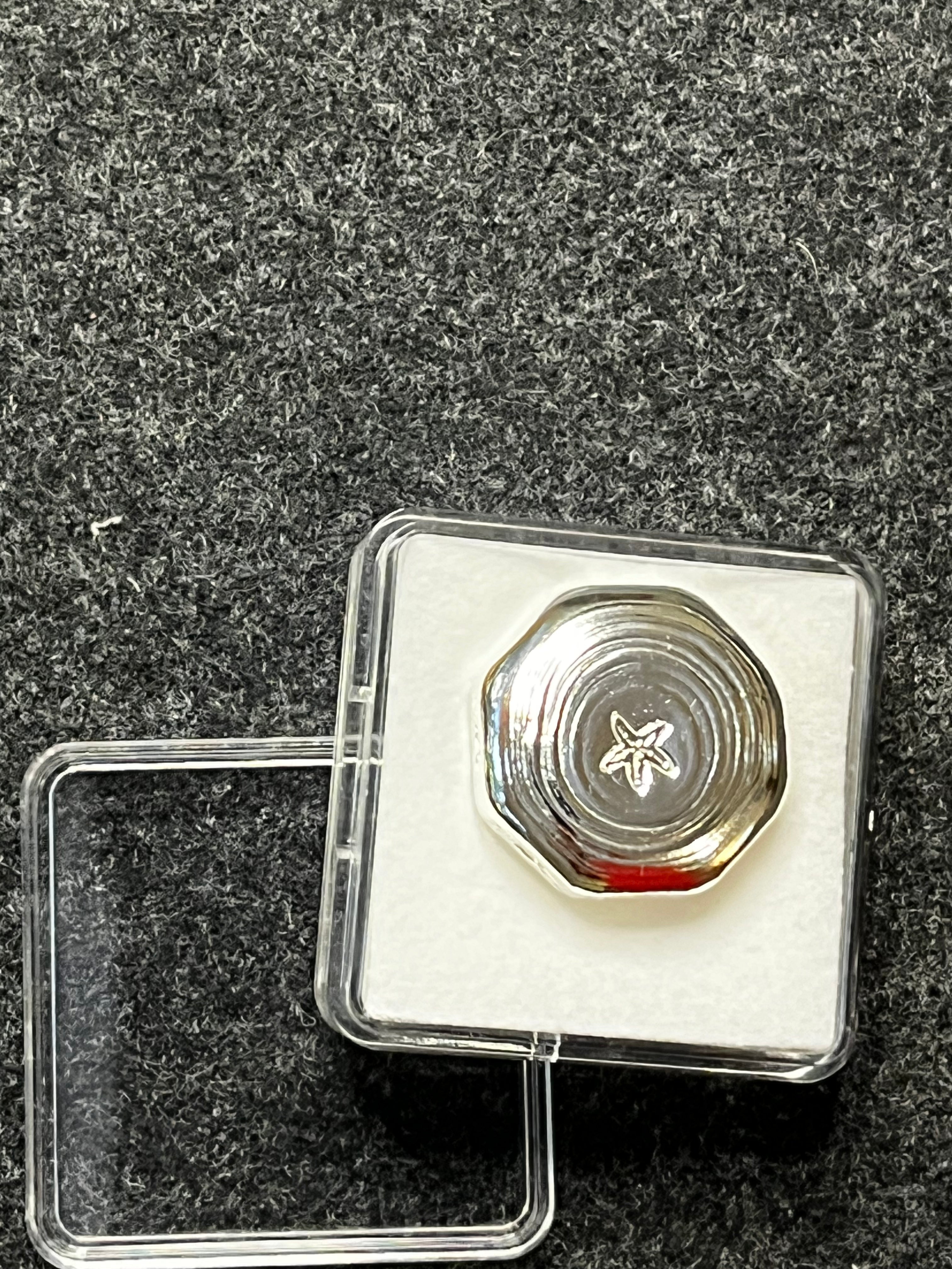 1oz Wave Octagon Bar .999 Fine Silver