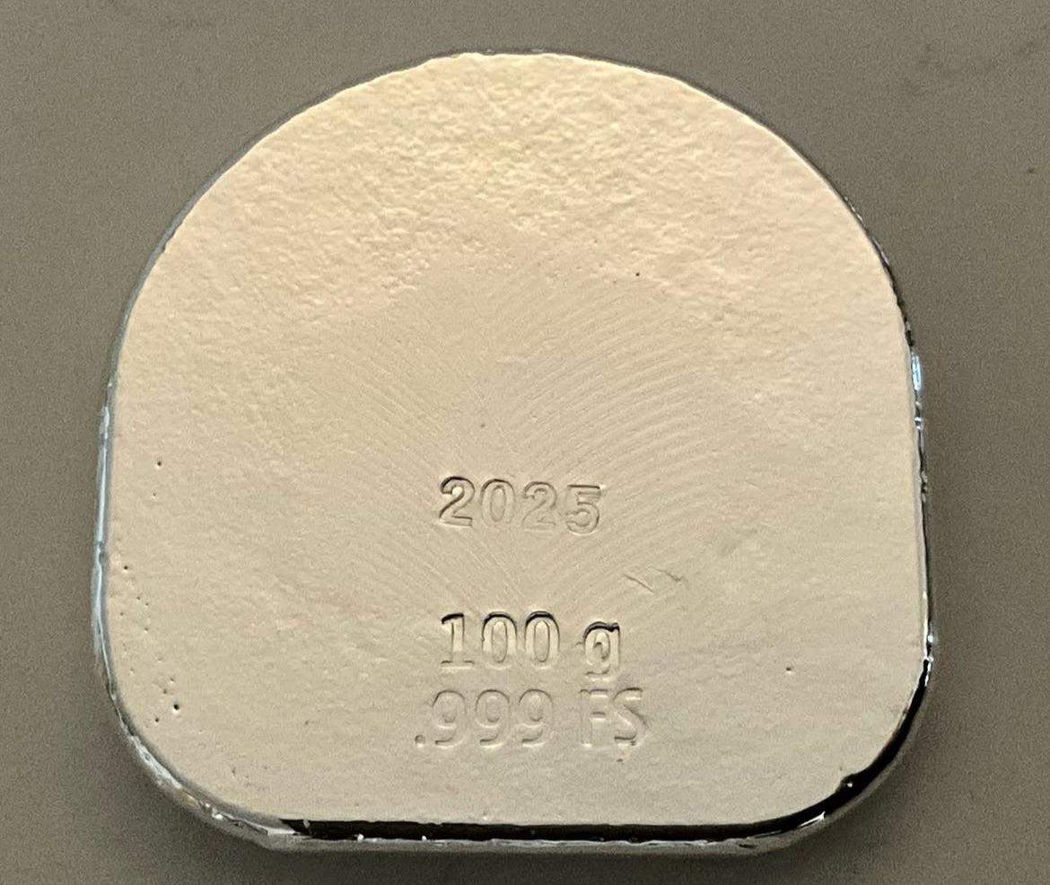 Bunker Bullion - 100 Gram Round Top Bar