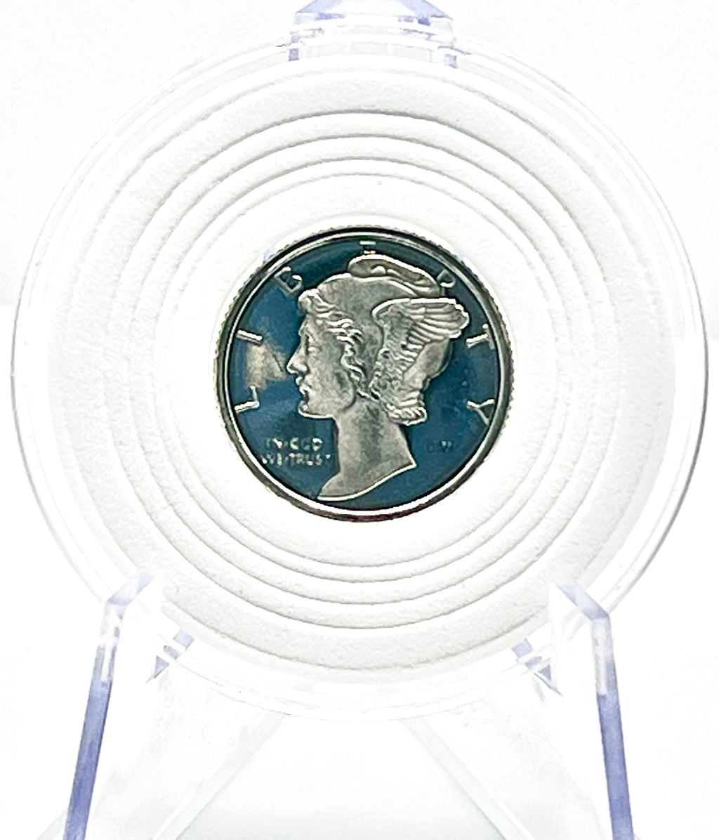 1/10 oz .999 Fine Silver Round - Mercury Dime Pattern