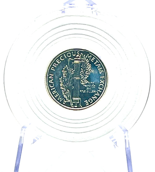 1/10 oz .999 Fine Silver Round - Mercury Dime Pattern