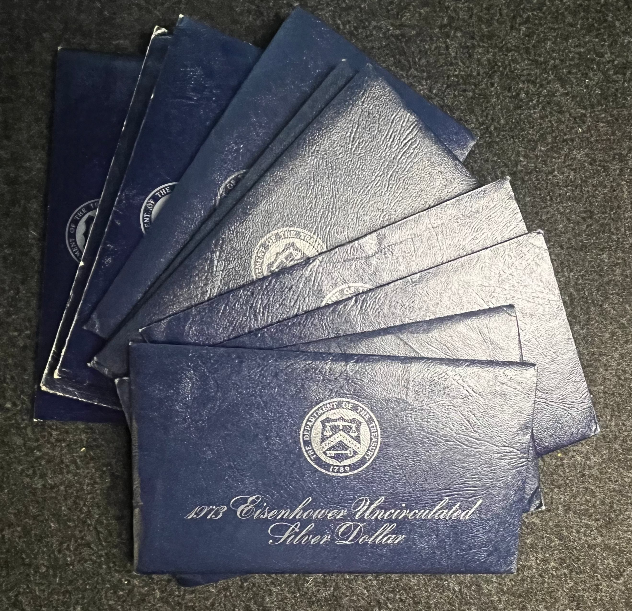 1971 "Blue Ike" Eisenhower Uncirculated Silver Dollar - In Mint Packaging