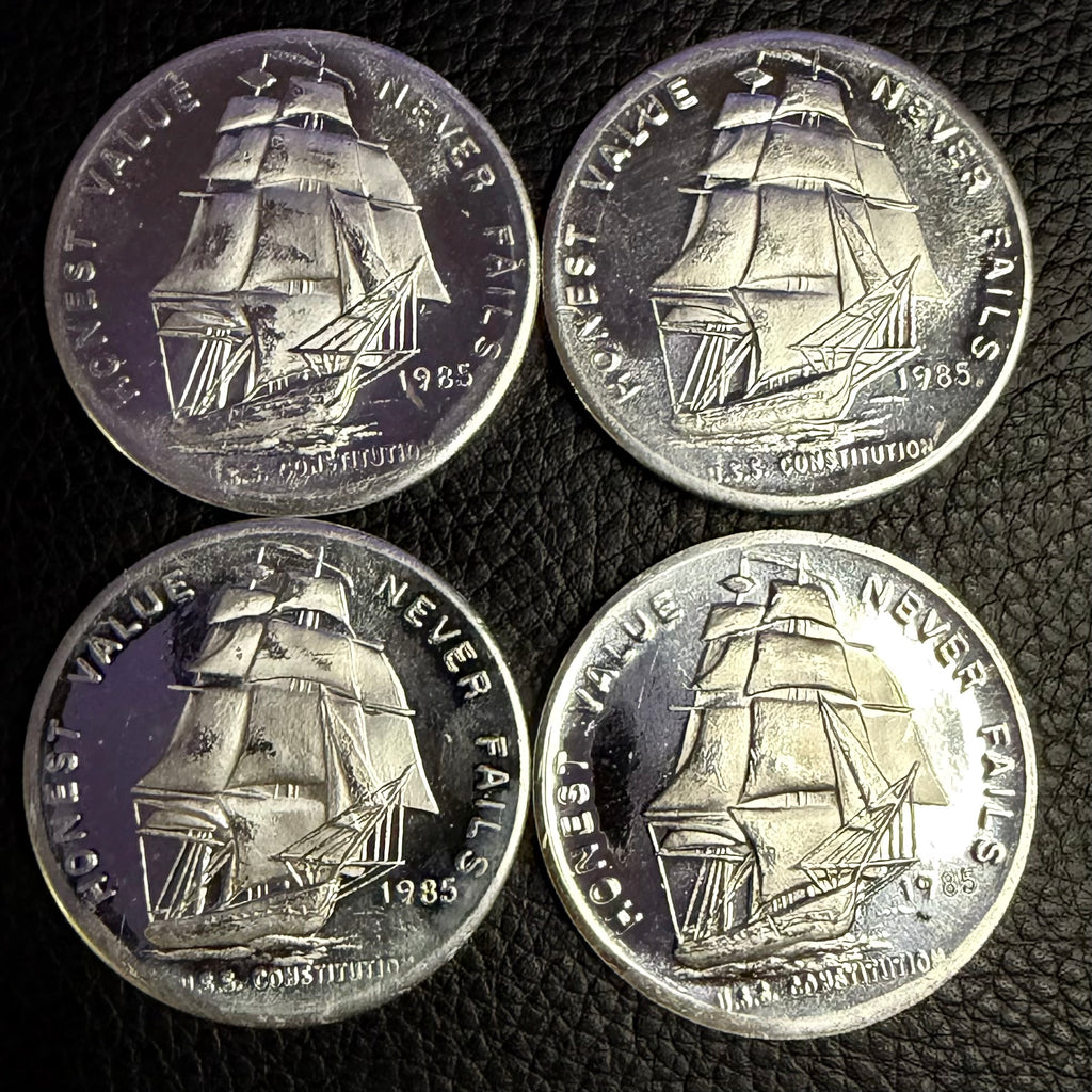 Vintage - Liberty Mint “Honest Value Never Fails”- 1 Ozt .999 Fine Silver Round