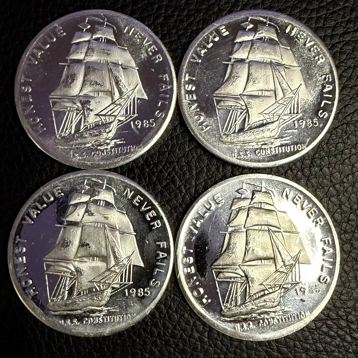 Vintage - Liberty Mint “Honest Value Never Fails”- 1 Ozt .999 Fine Silver Round