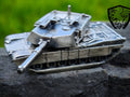 M1 Abrams w/ Movable Turret | 1 Ozt .999 Fine Silver | Handcrafted in the USA
