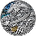 2025 Ghana Memento Mori Pirate Limited Edition 1 oz Silver Coin