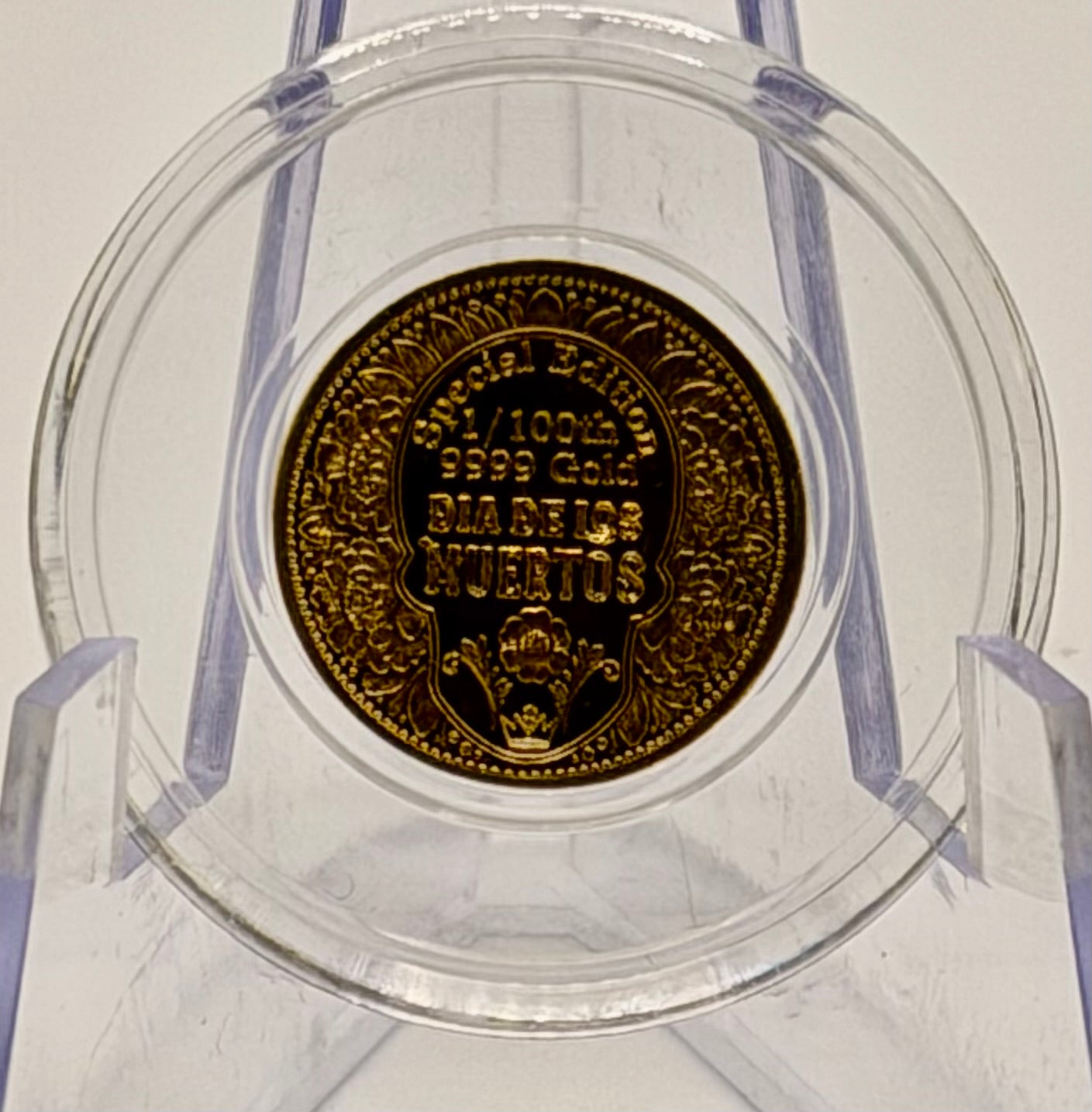 Monarch Mint - 1/100 oz .999 Fine Gold Round - Day of the Dead