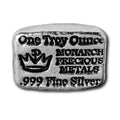 Monarch 1 Ozt. Poured Crown Logo Bar - .999 Fine SIlver
