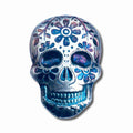 Monarch 2 Ozt - Sugar Skull - Day of the Dead  Flower- .999 Fine Silver