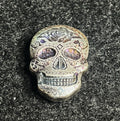 Monarch Mint - 2 oz .999 Fine Silver Sugar Skull - Rose