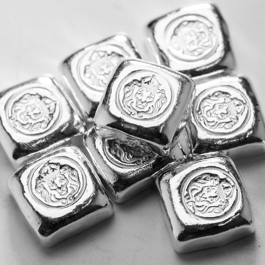Scottsdale Silver Lion - Cast Square Bar - 1 Ozt .999 Fine Silver