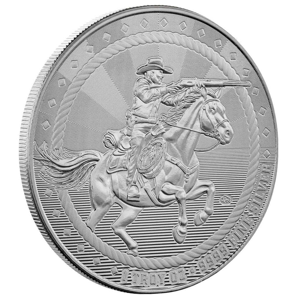 Scottsdale Cowboy Rifleman - 1 Ozt .9999 Fine Silver Round