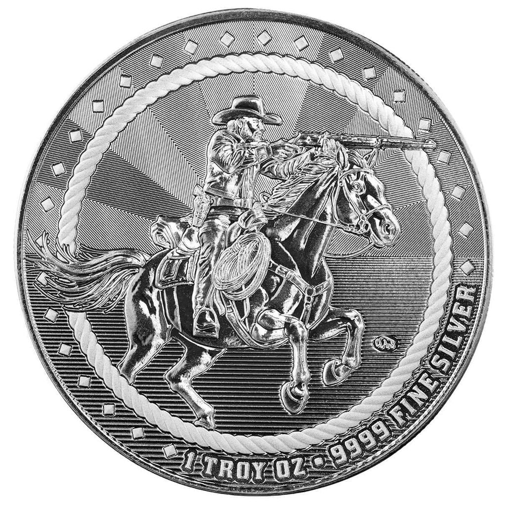 Scottsdale Cowboy Rifleman - 1 Ozt .9999 Fine Silver Round