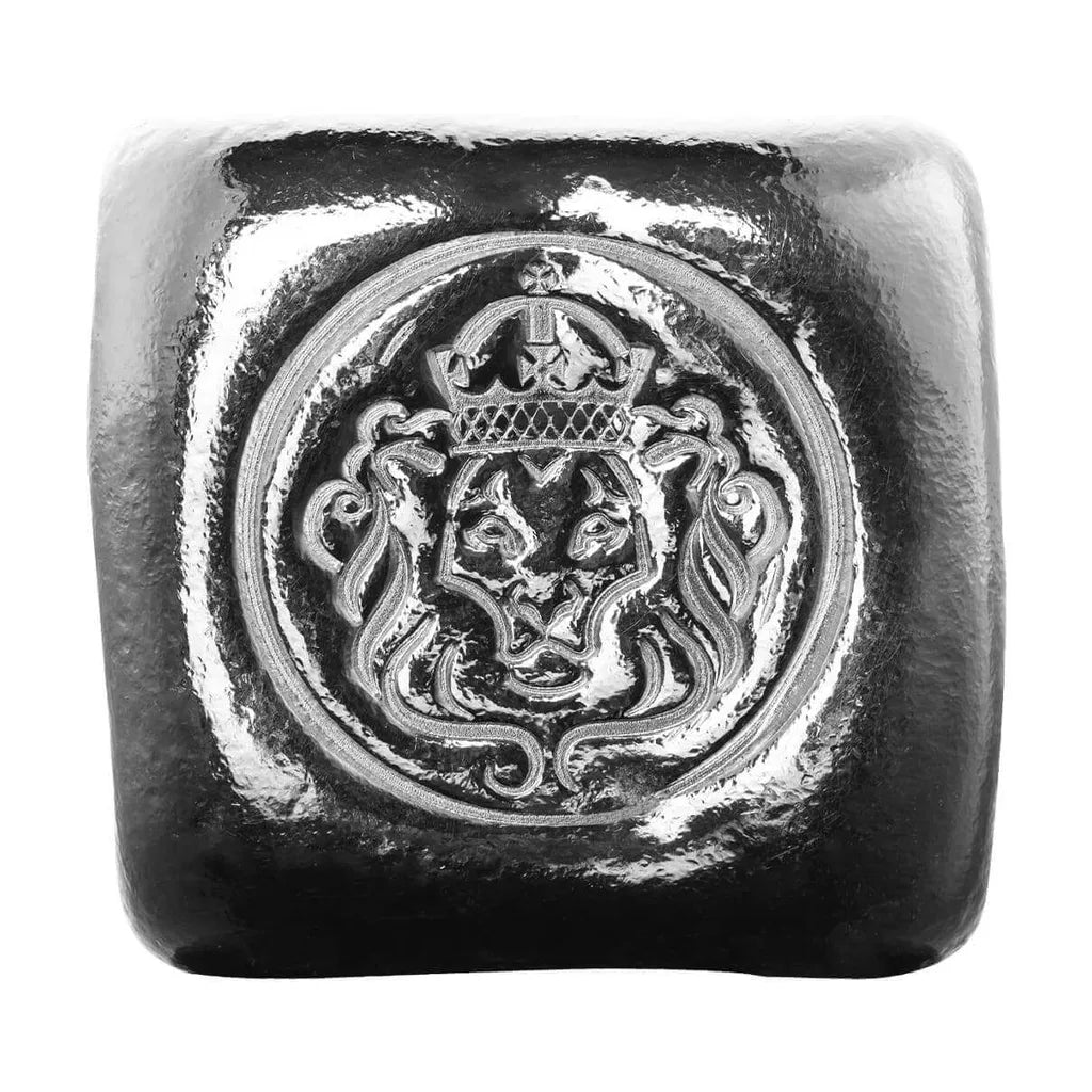 Scottsdale Silver Lion - Cast Square Bar - 1 Ozt .999 Fine Silver
