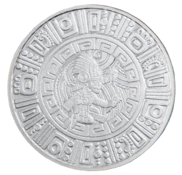 Silver Round 1 OZ Aztec Series - Water Diety