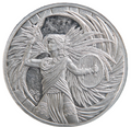 Silver Round 1 OZ Aztec Series - Eagle Warrior