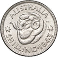 Australian 1943-M 1 Shilling - VF